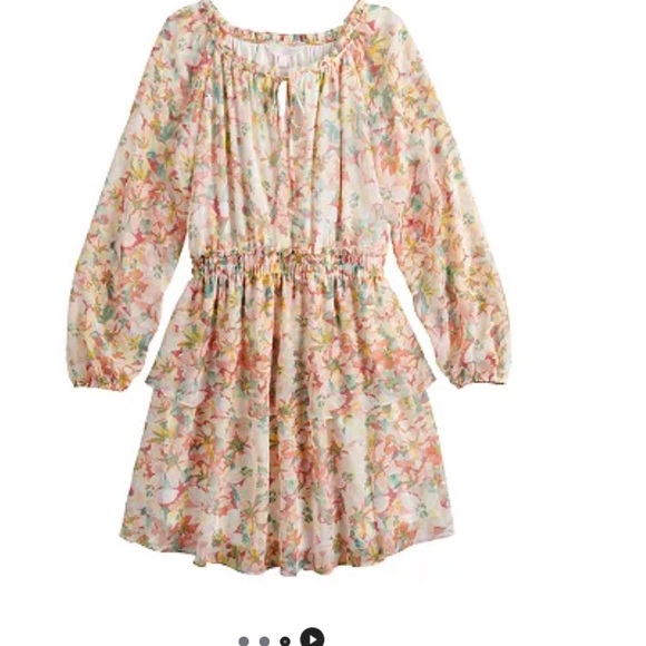 Lauren Conrad floral dress sz S - Picture 6 of 7